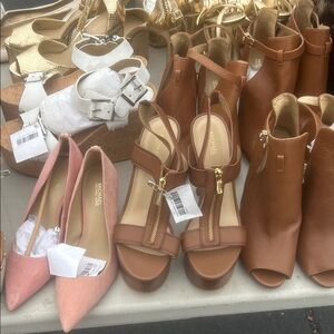 Michael Kors Brown and Pink Heels Collection
